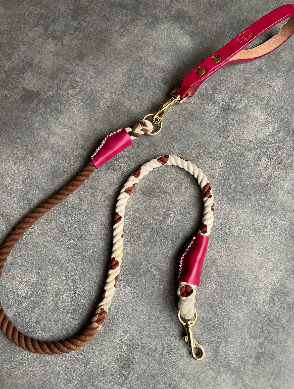 GRADATION Cow pattern ROPE LEAD single item