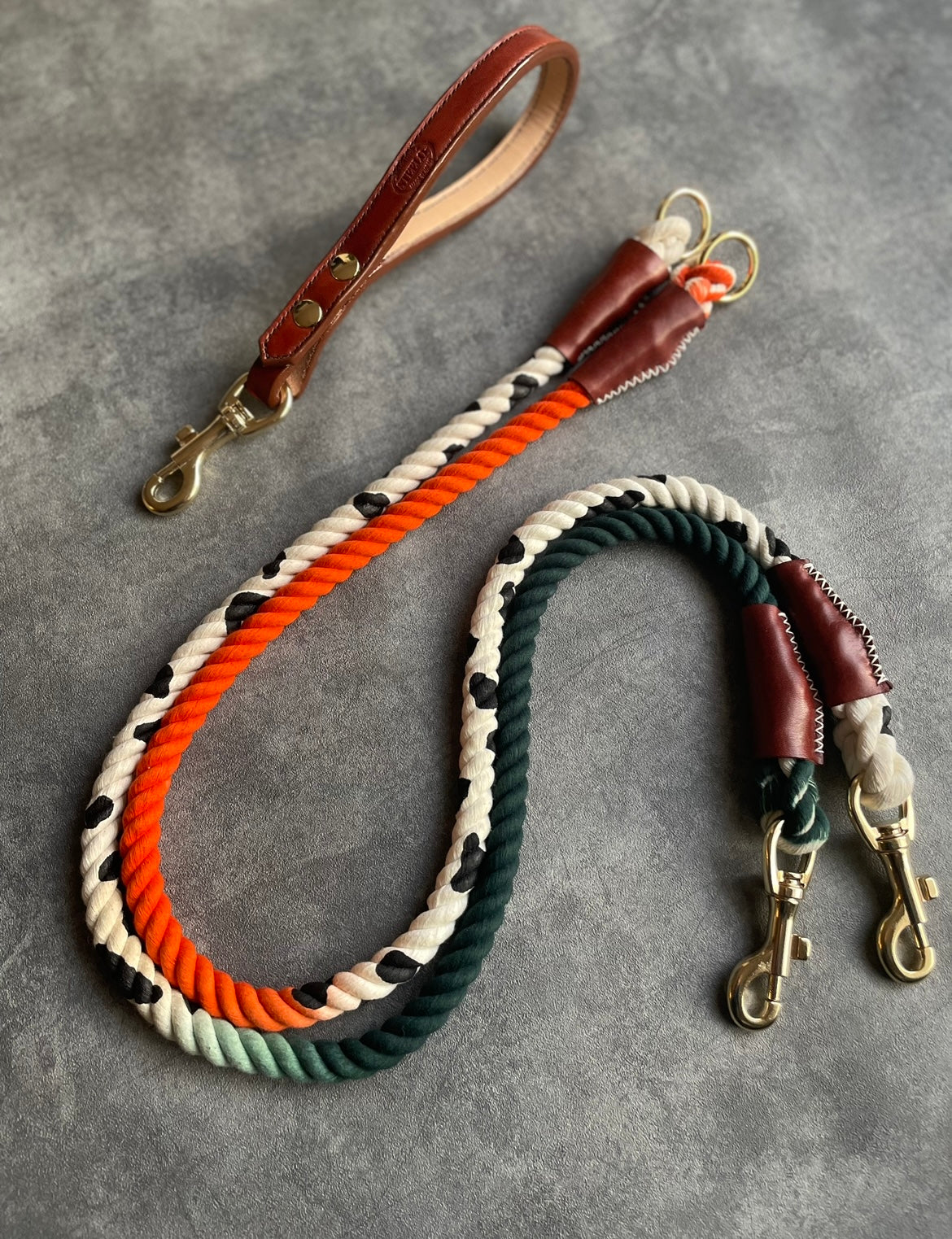 GRADATION Cow pattern ROPE LEAD single item