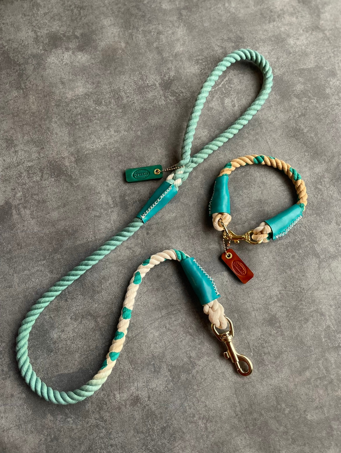 CUSTOM CASUAL Cow pattern ROPE LEAD