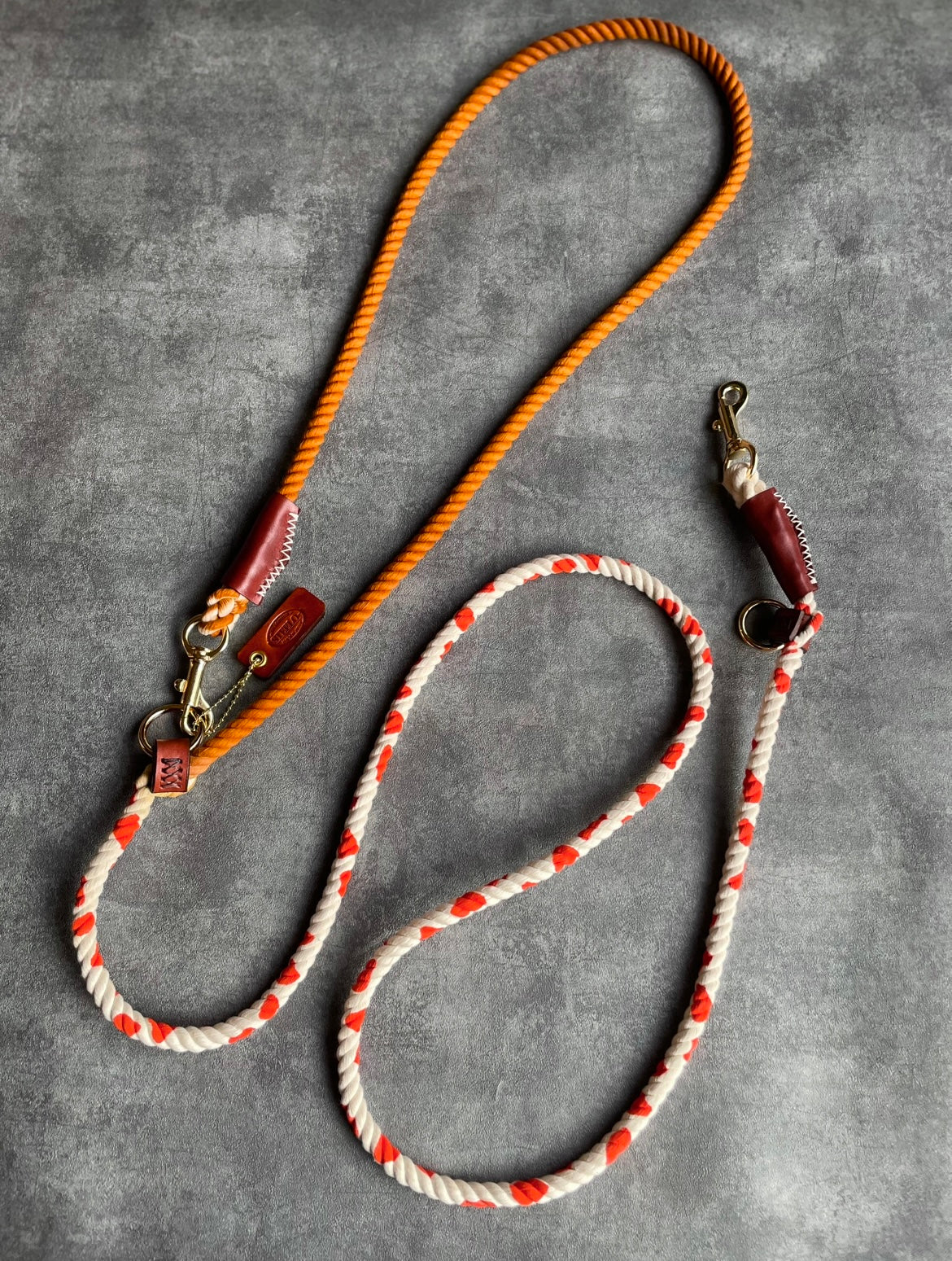 CUSTOM GRADATION 牛柄 2WAY ROPE LEAD