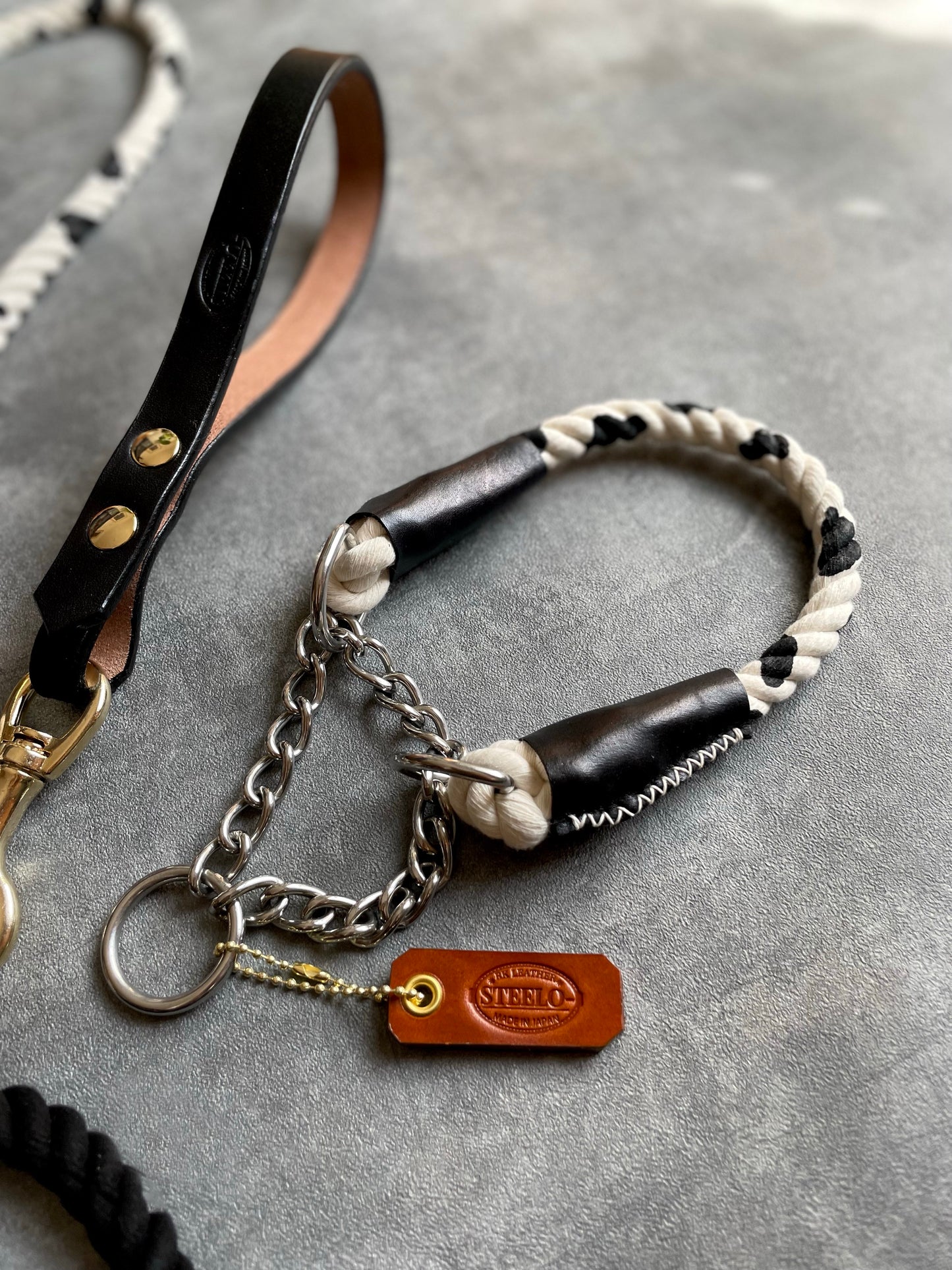 Cow pattern ROPE COLLAR