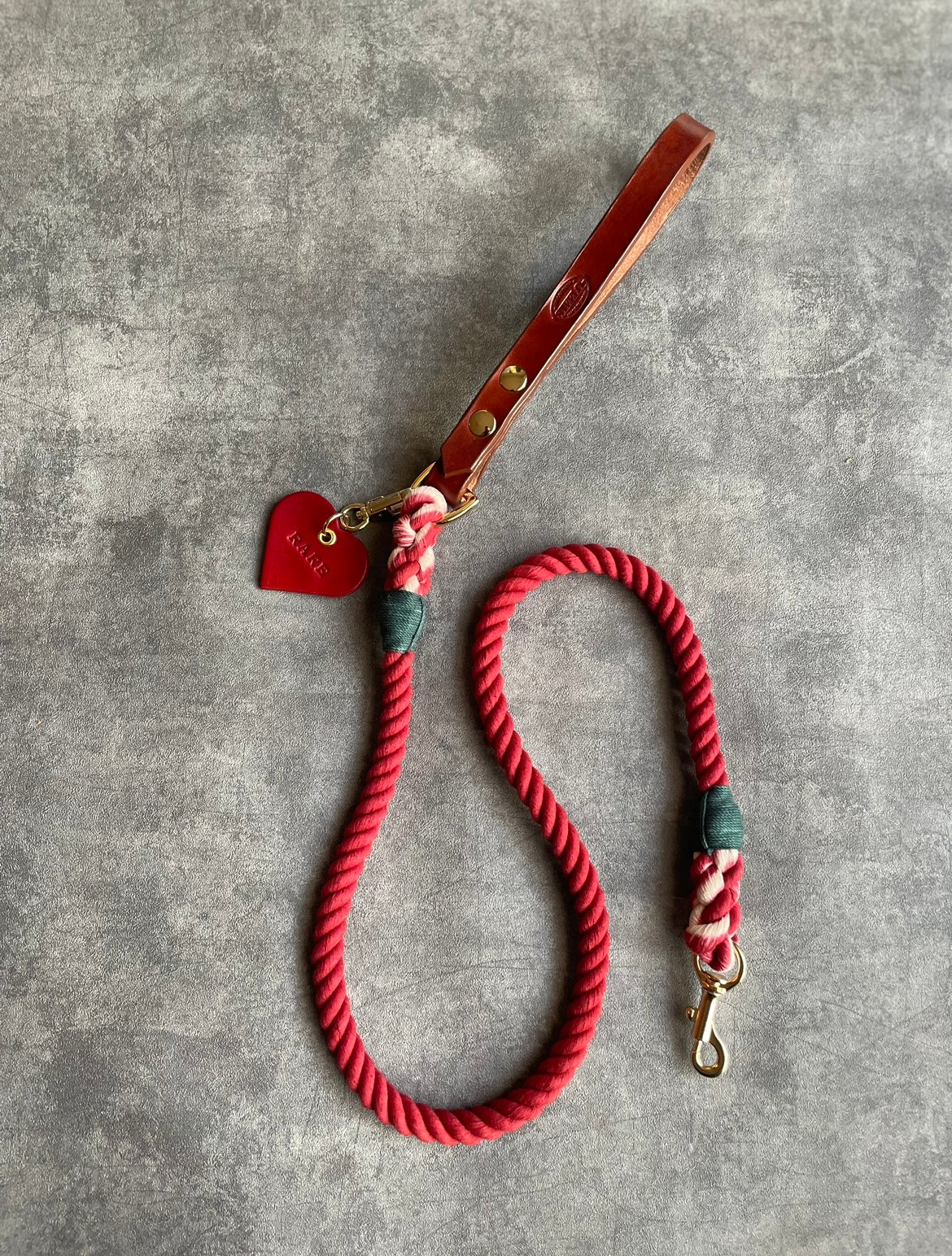 CUSTOM LEATHER ROPE LEAD