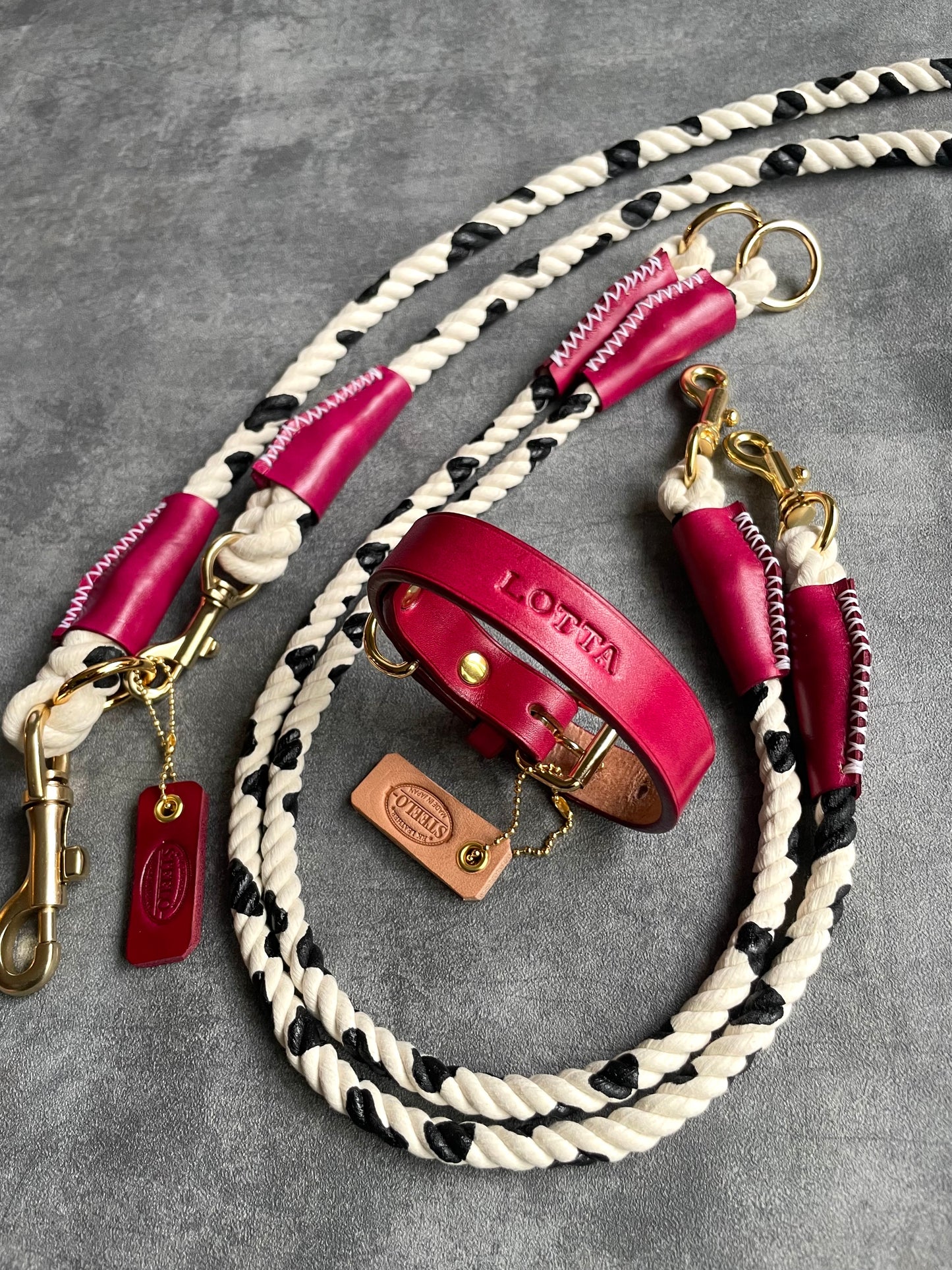 SIMPLE LEATHER COLLAR/全22色