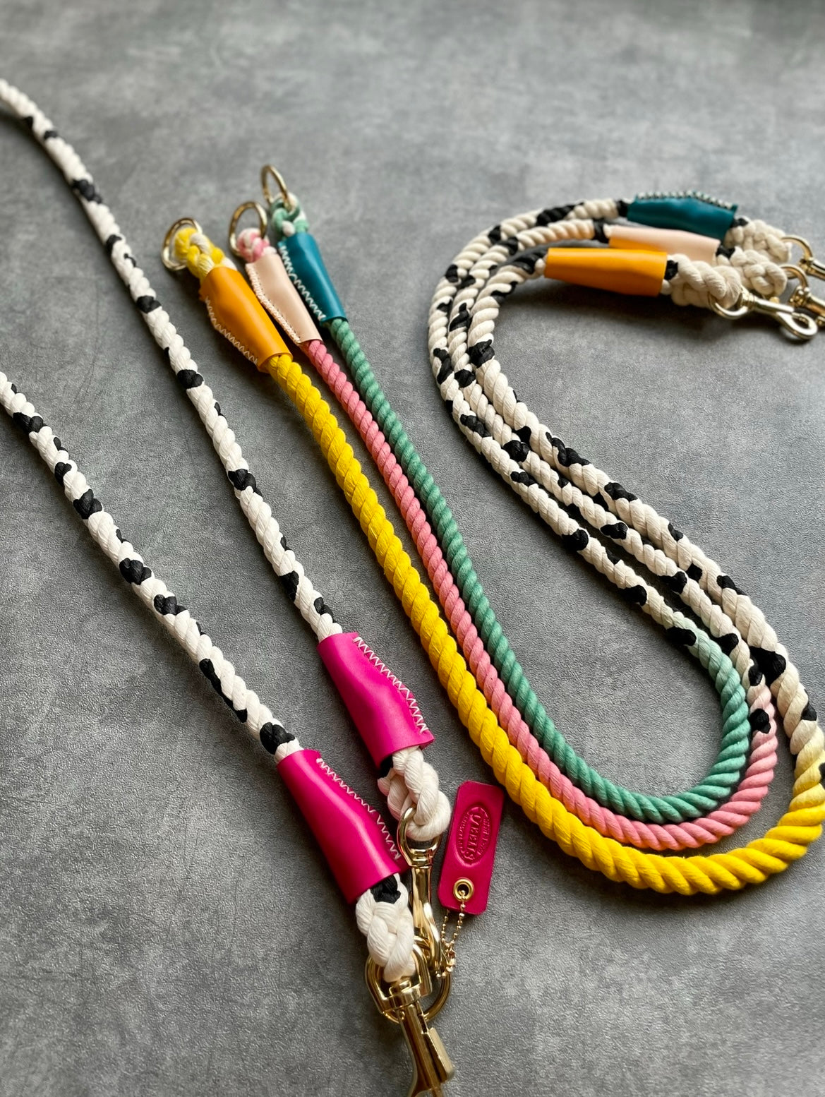 Cow pattern ROPE SHOULDER STRAP