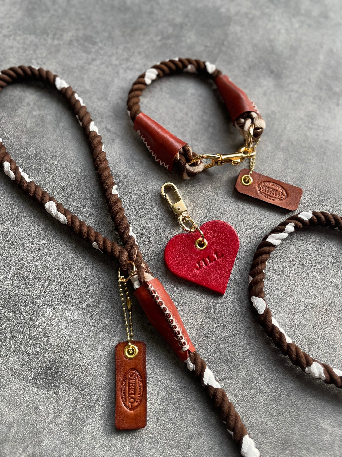 Cow pattern ROPE COLLAR