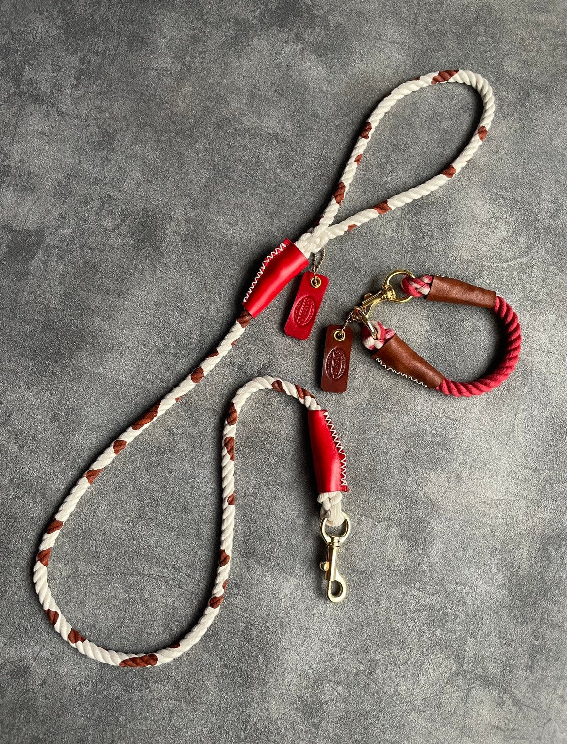CUSTOM CASUAL Cow pattern ROPE LEAD