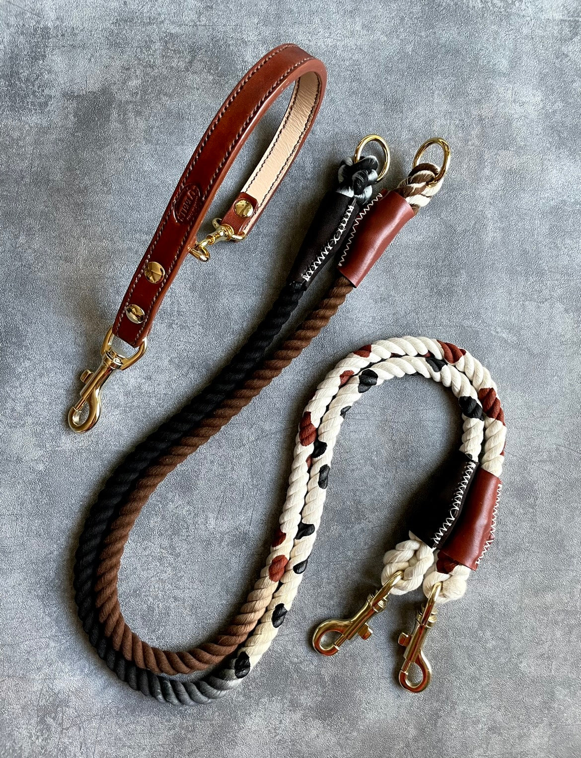 GRADATION Cow pattern ROPE LEAD single item