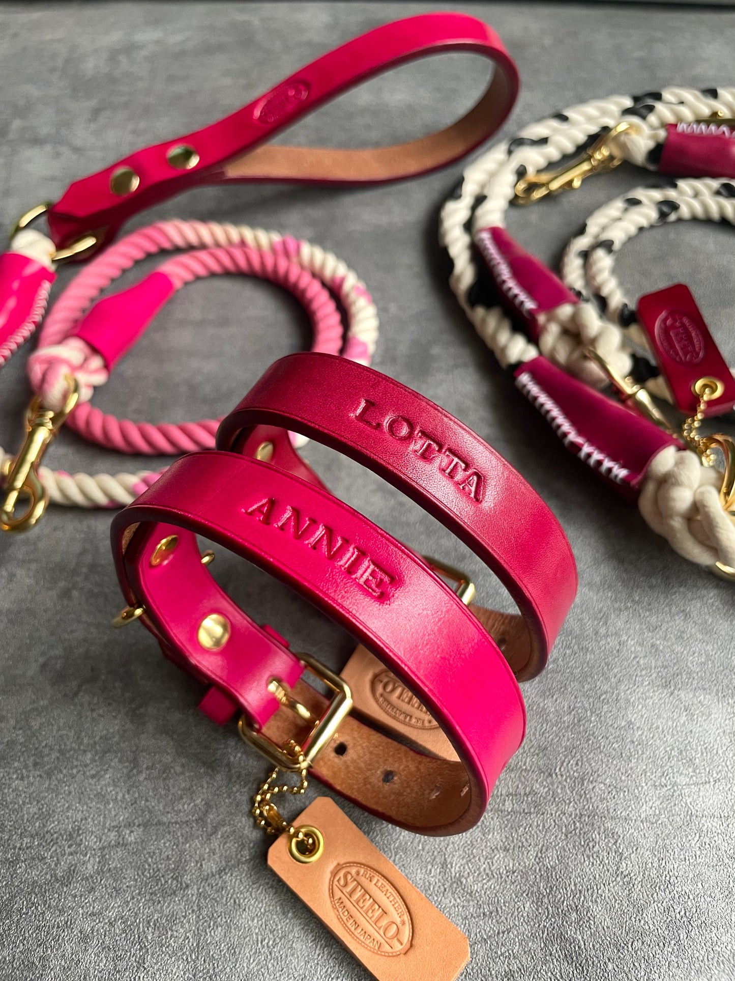 SIMPLE LEATHER COLLAR/全22色