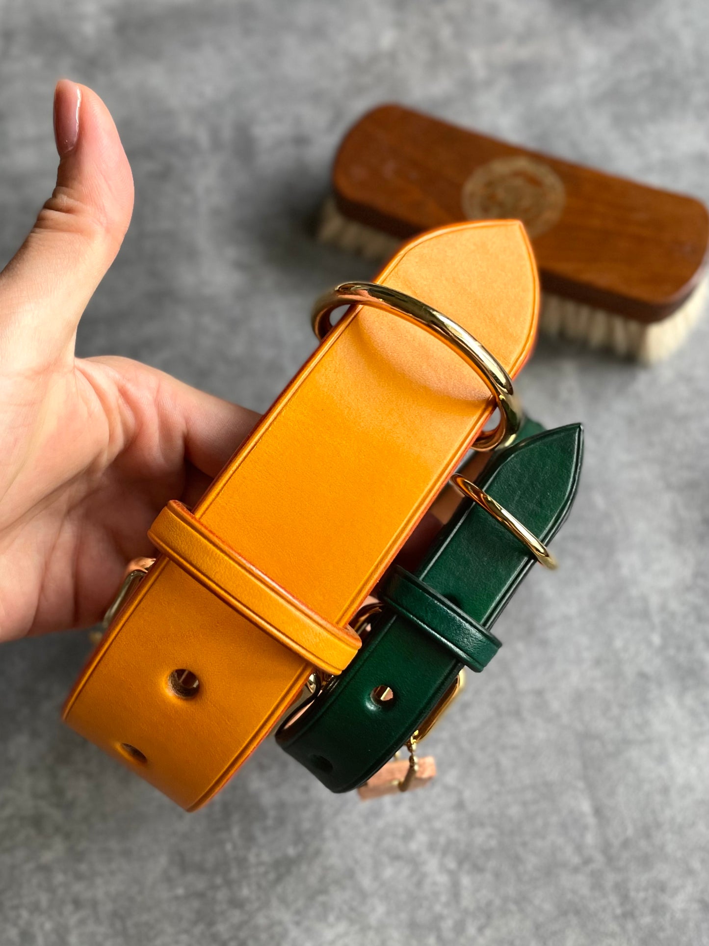 SIMPLE LEATHER COLLAR/全22色