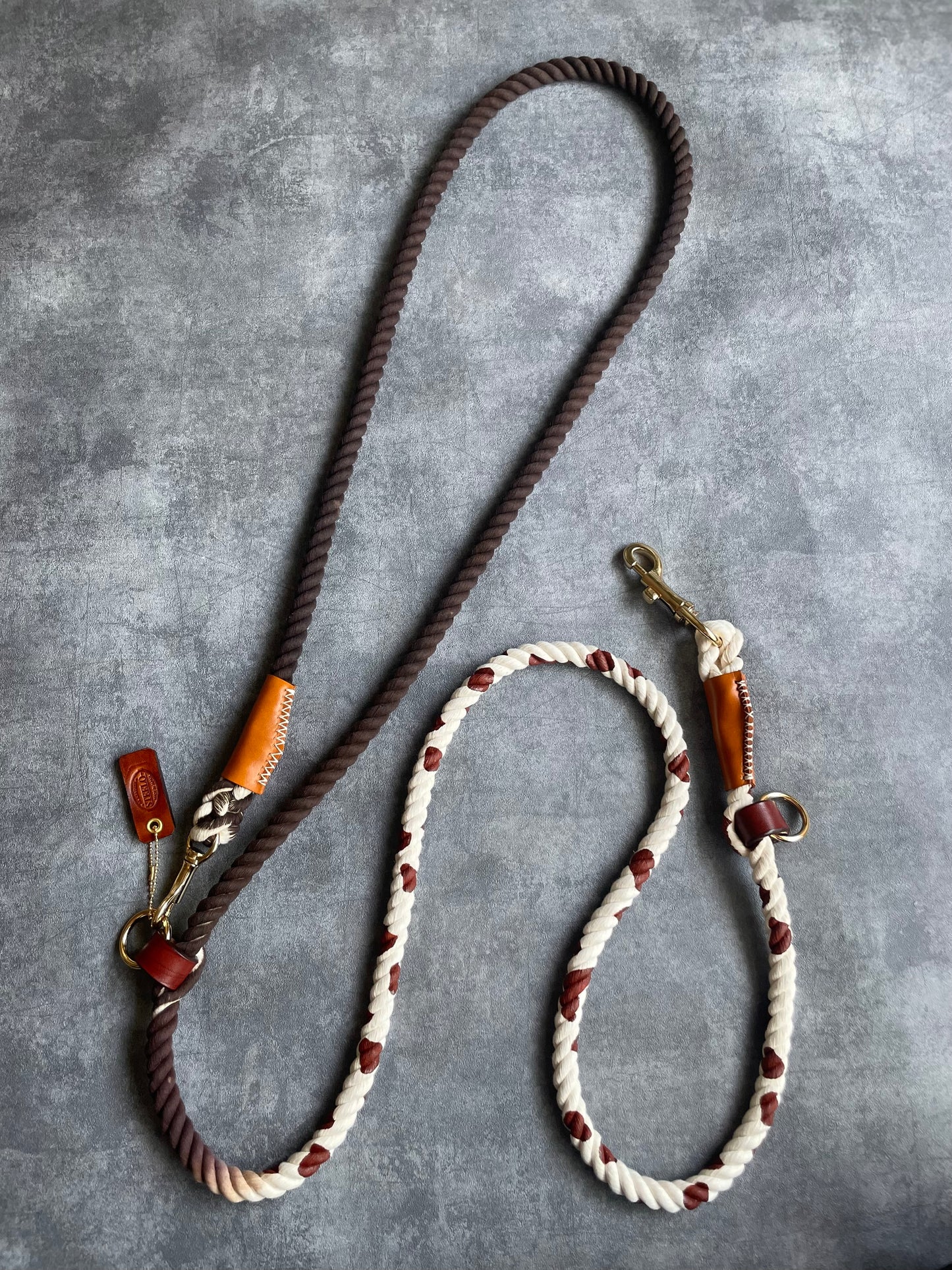 牛柄2WAY ROPE LEAD/太さ12mm/70kg迄