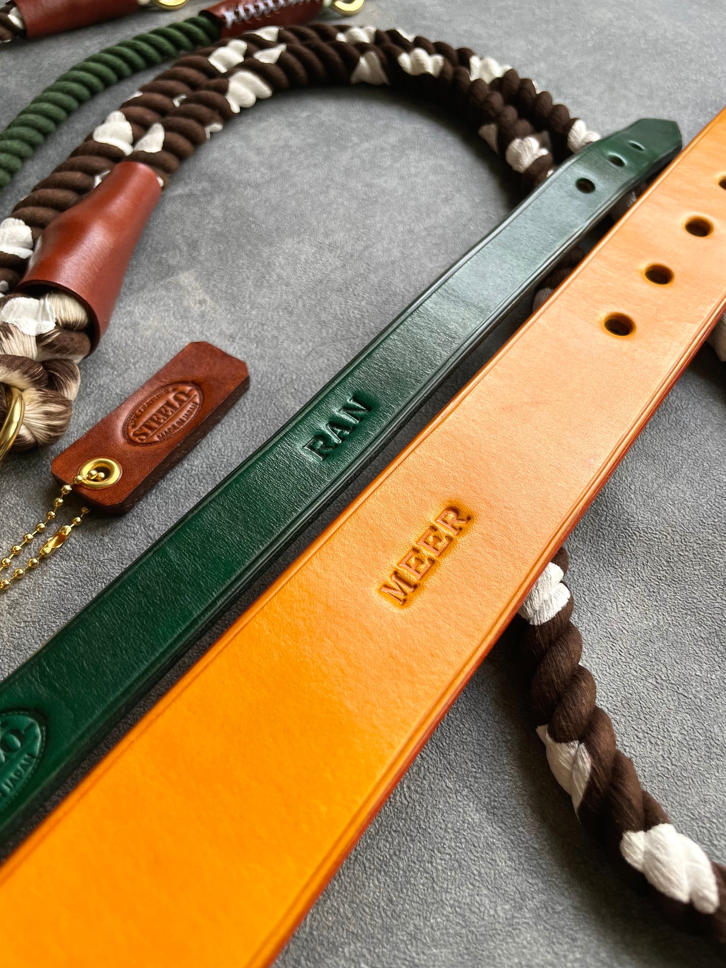 SIMPLE LEATHER COLLAR/全22色