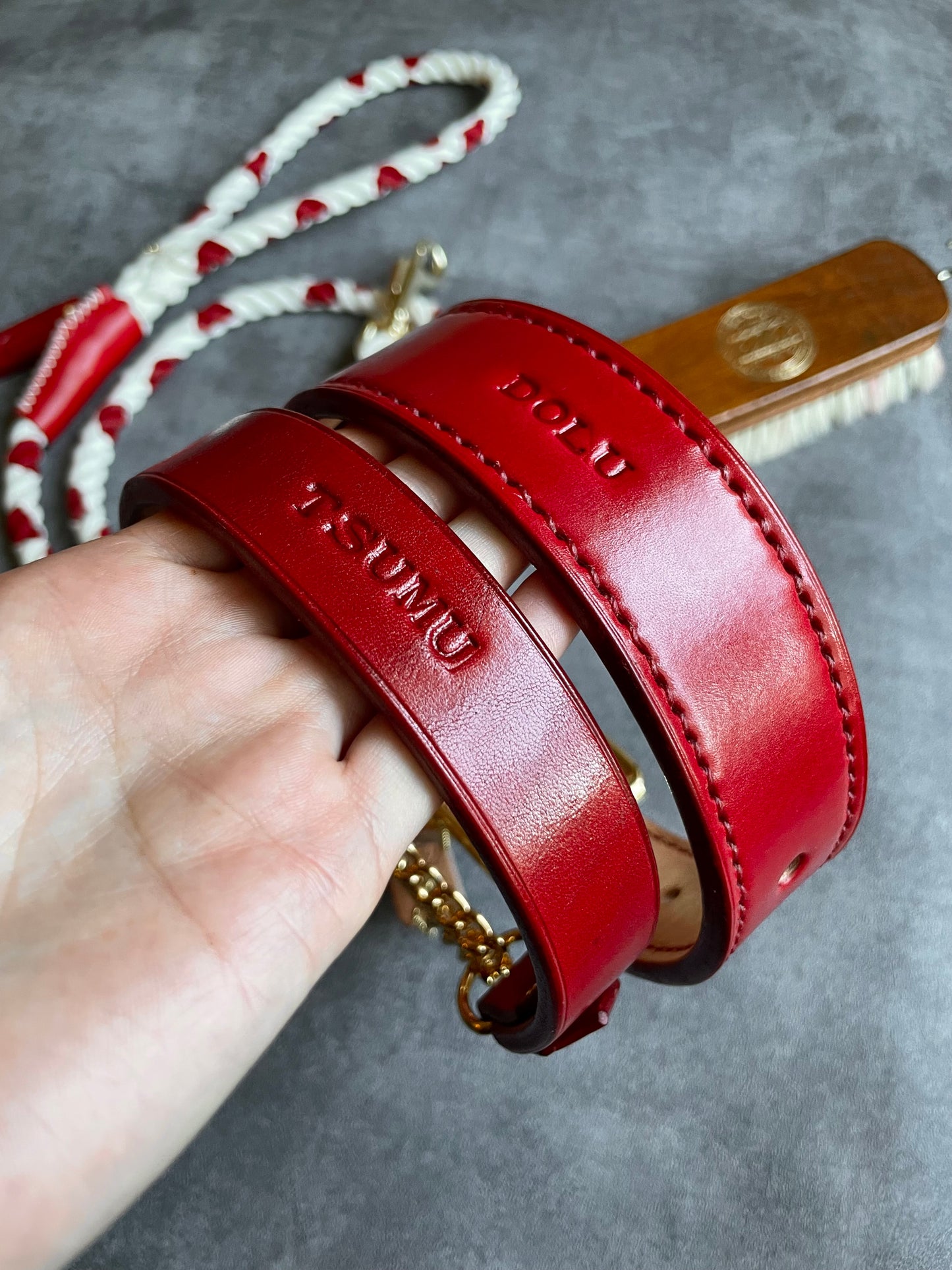 SIMPLE LEATHER COLLAR/全22色