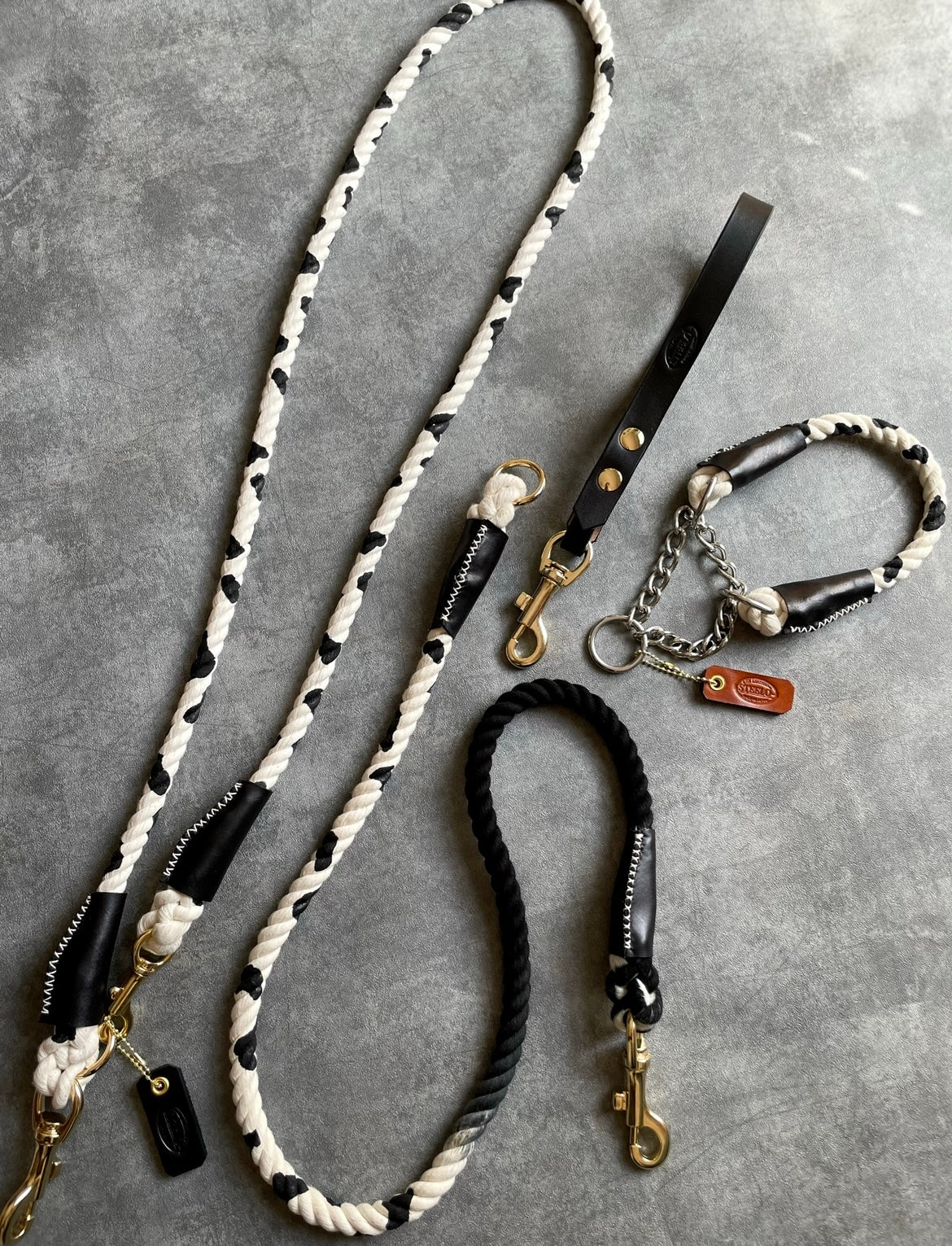 GRADATION Cow pattern ROPE LEAD single item