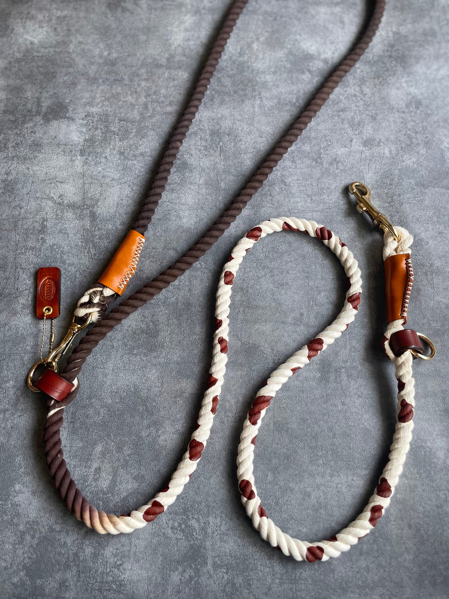牛柄2WAY ROPE LEAD/太さ12mm/70kg迄