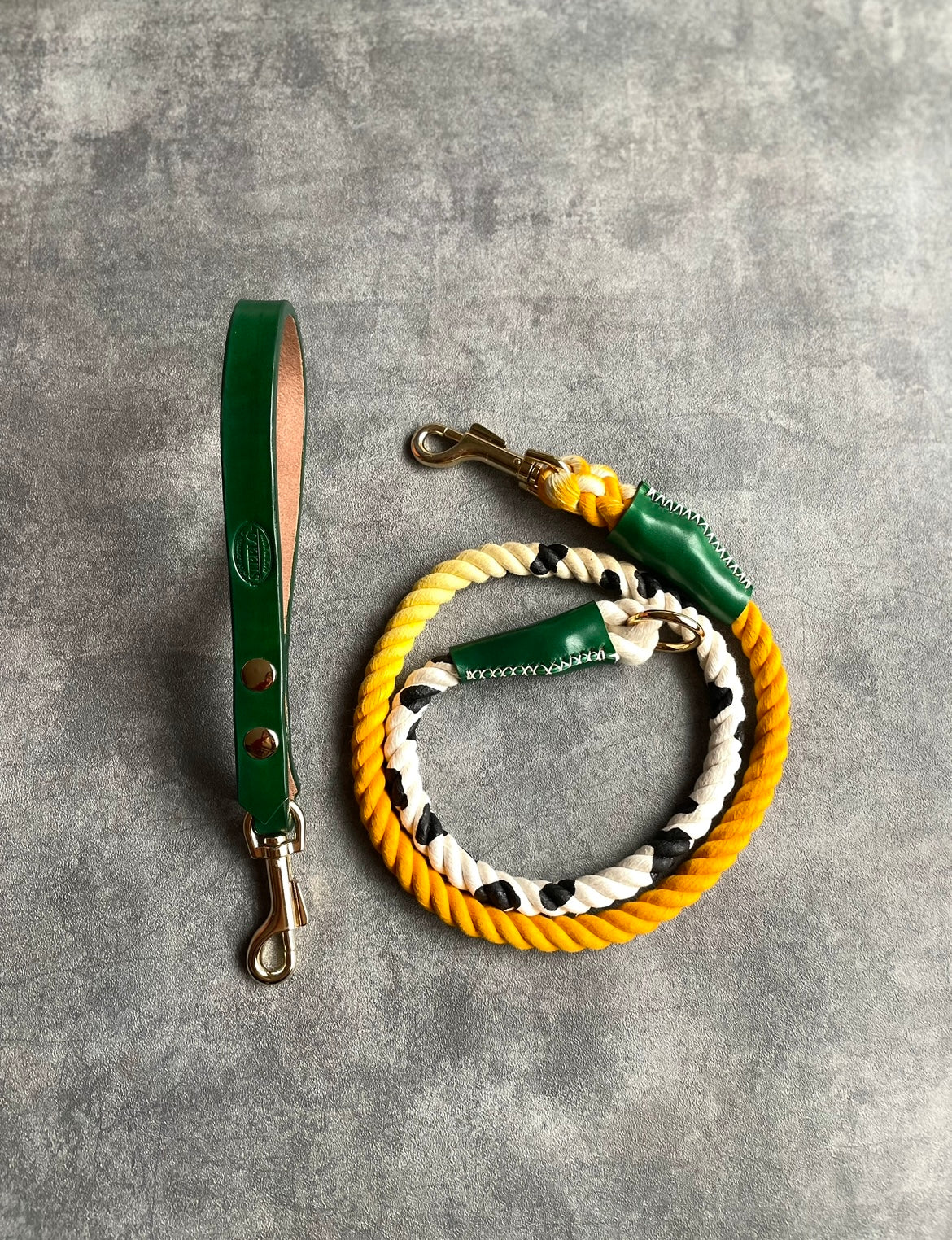 GRADATION Cow pattern ROPE LEAD single item