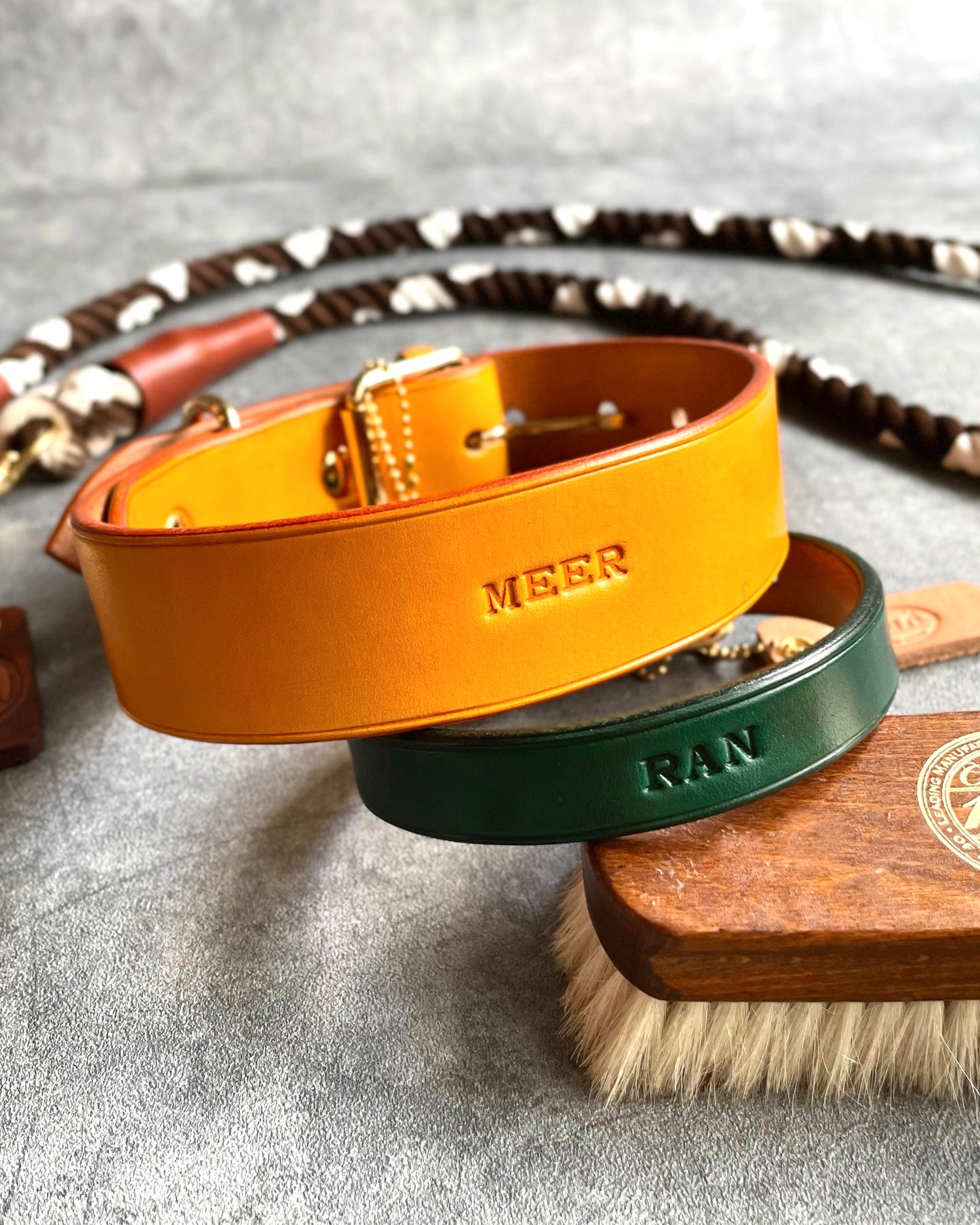 SIMPLE LEATHER COLLAR/全22色