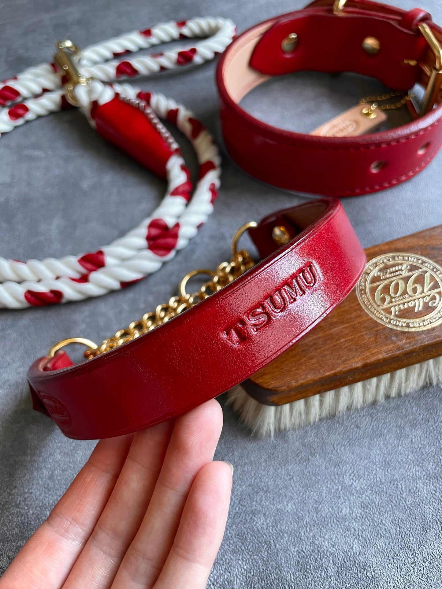 SIMPLE LEATHER COLLAR/全22色