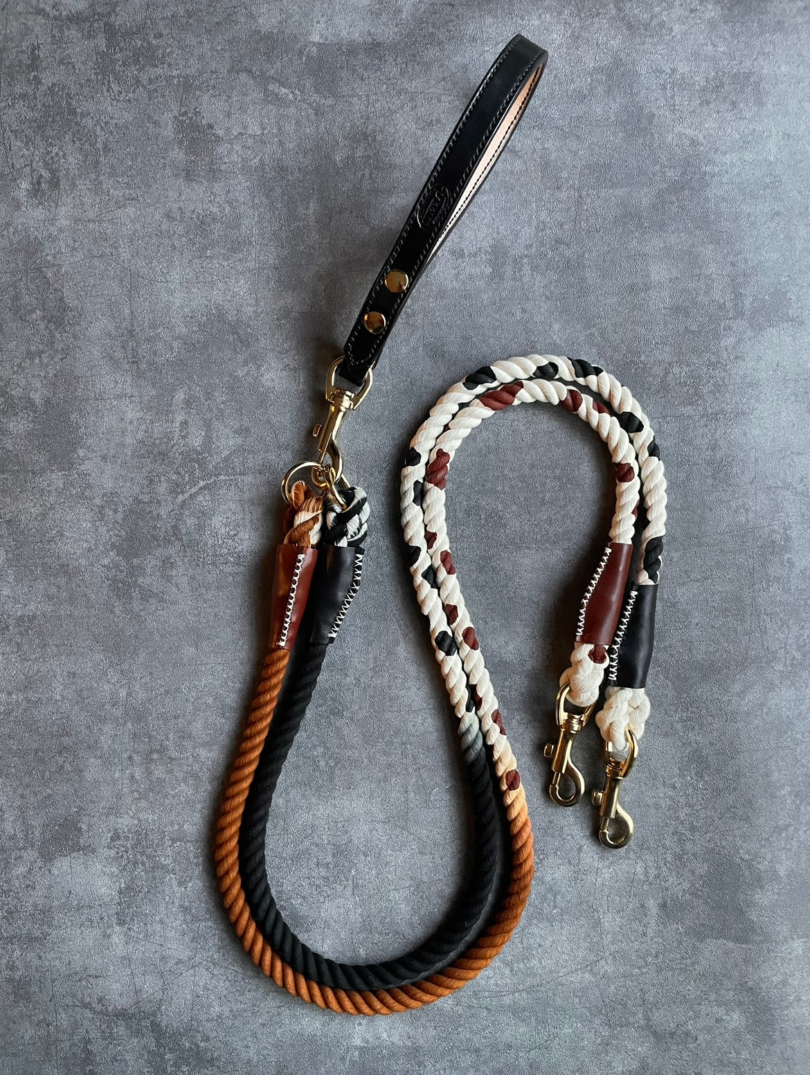 GRADATION Cow pattern ROPE LEAD single item