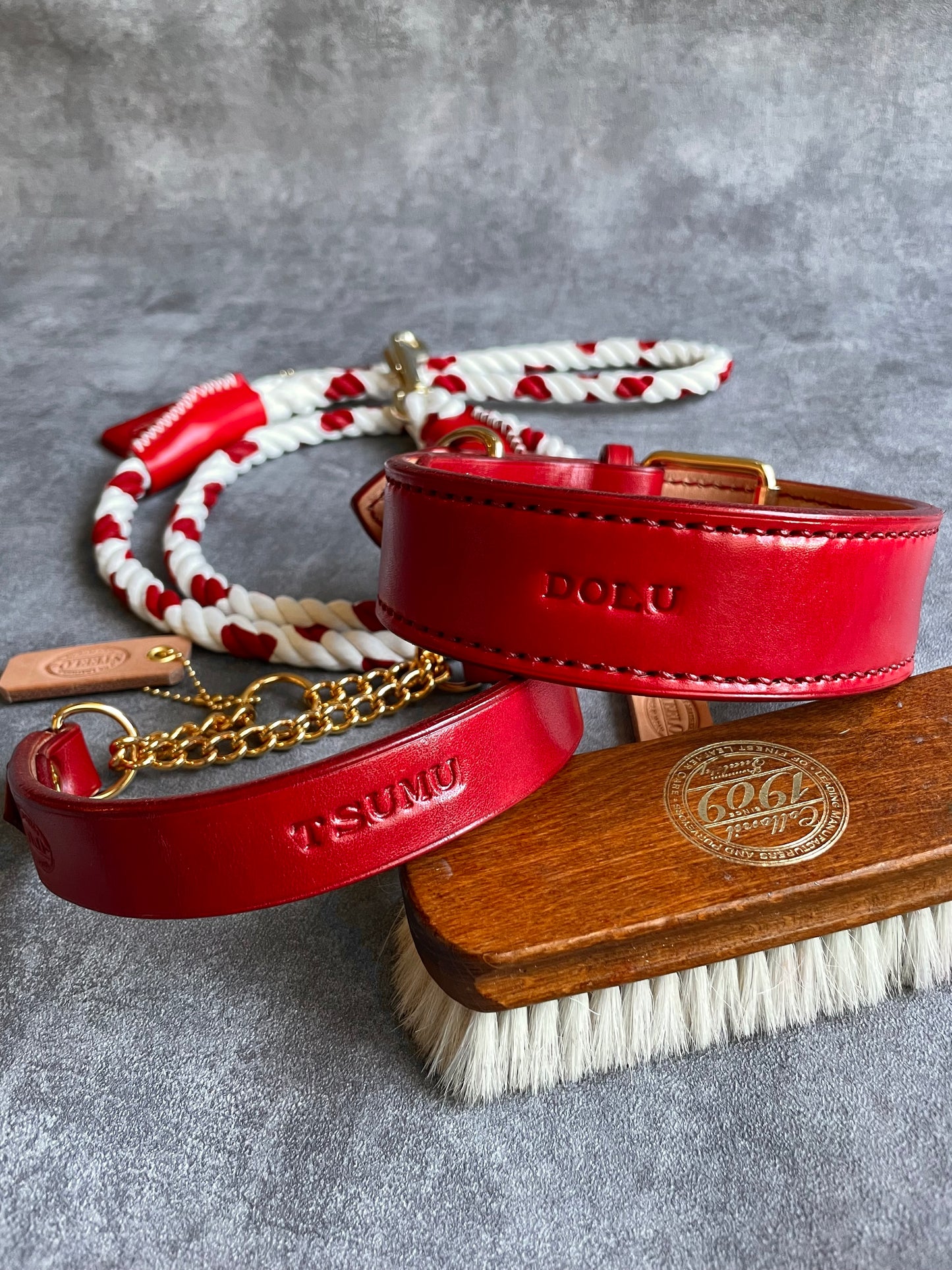 SIMPLE LEATHER COLLAR/全22色
