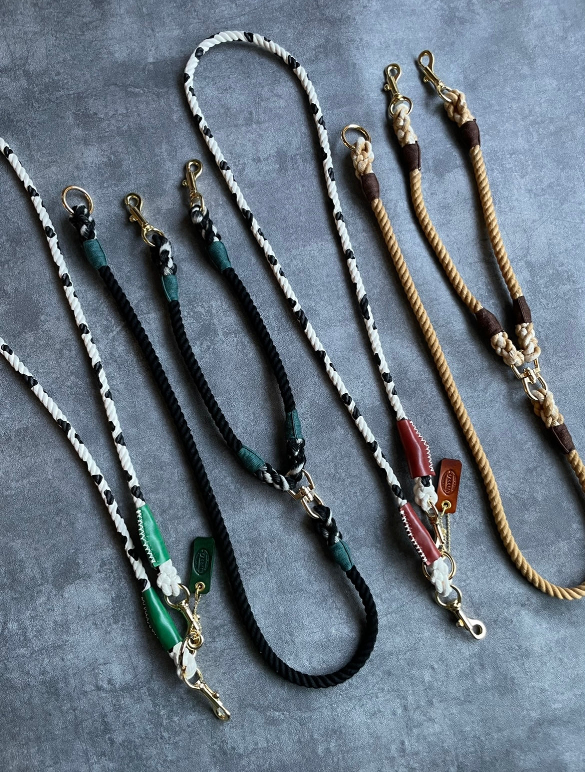 GRADATION Cow pattern ROPE LEAD single item