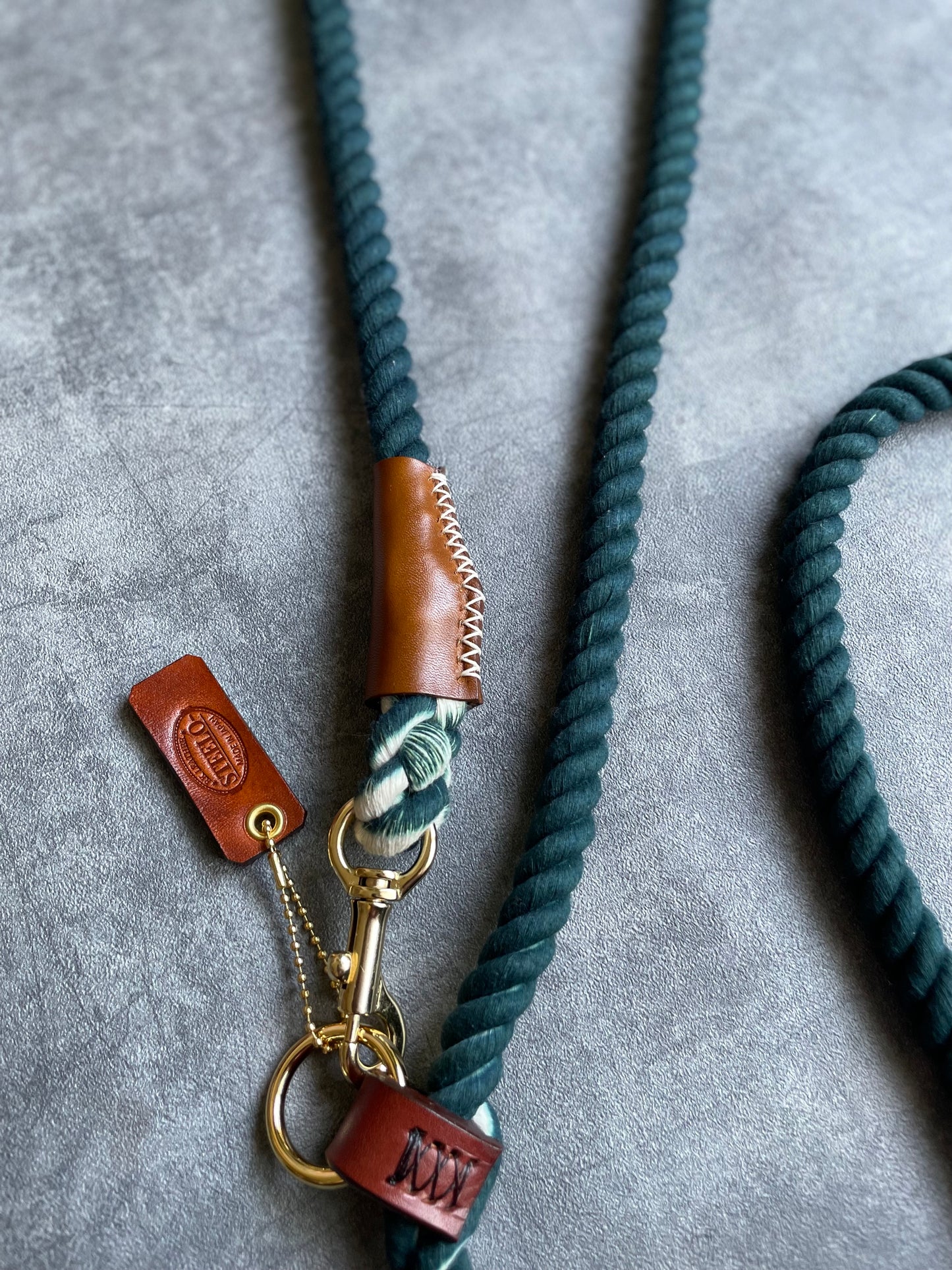 2WAY ROPE LEAD/DEEP GREEN/太さ12mm/70kg迄