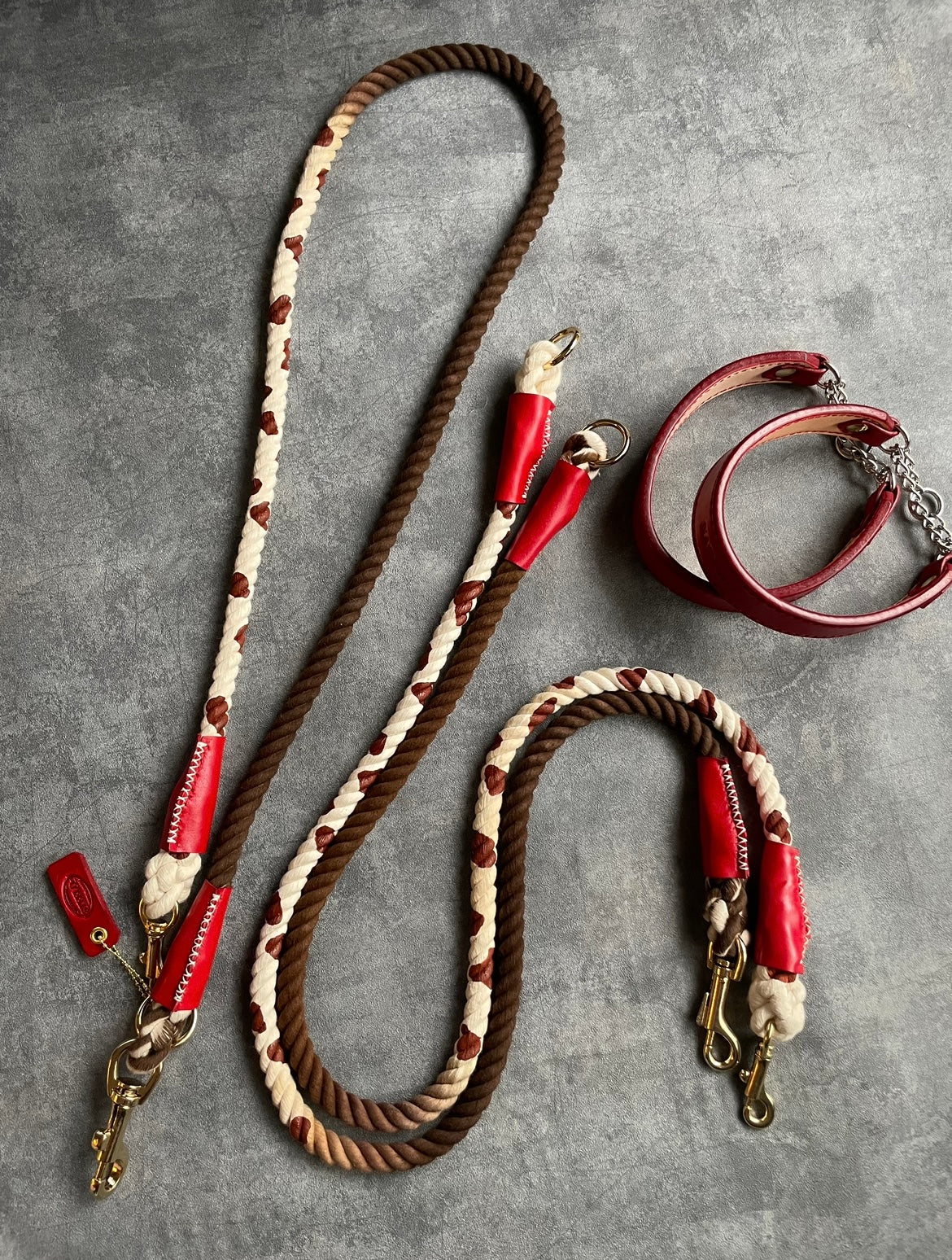 Cow pattern ROPE SHOULDER STRAP