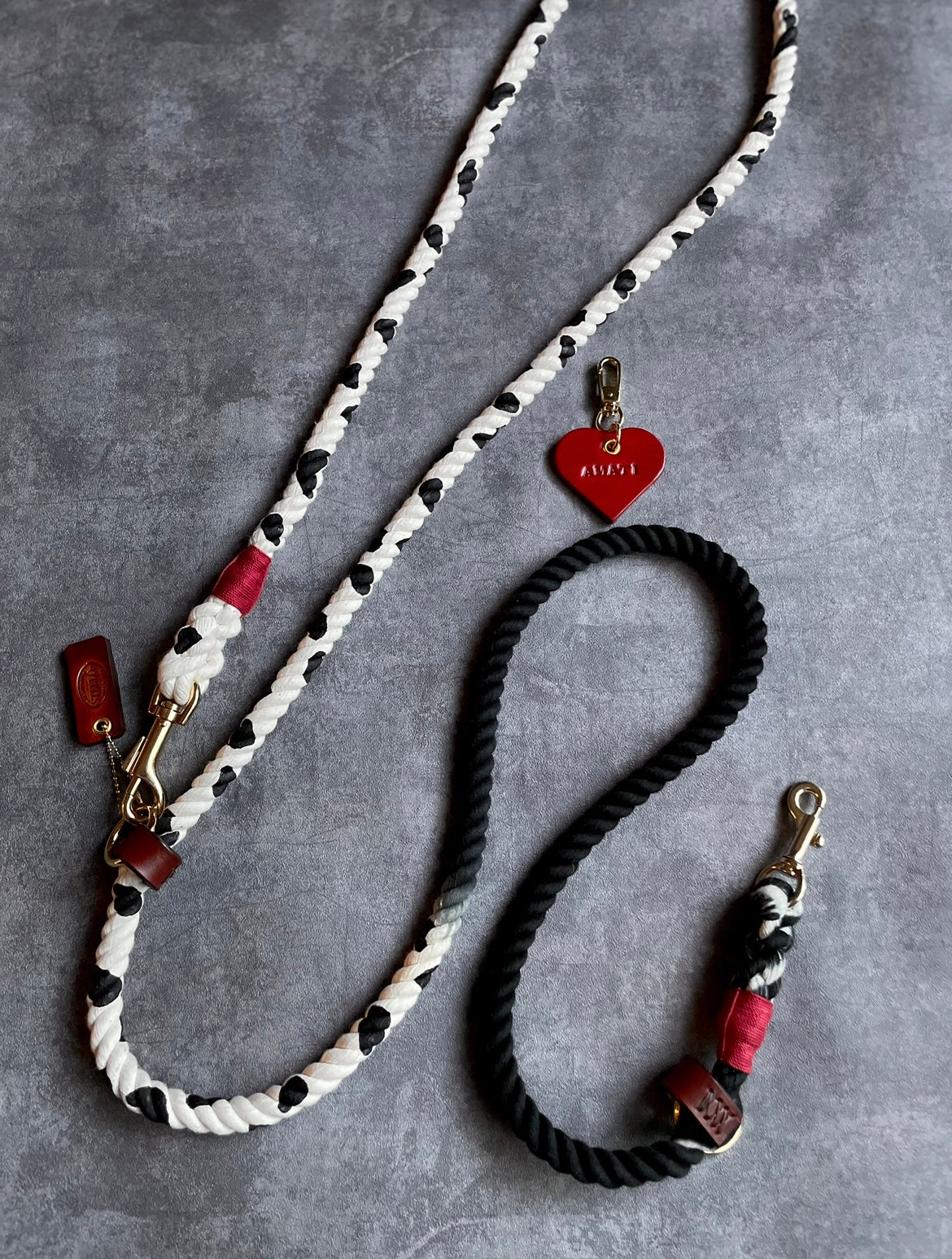 CUSTOM GRADATION 牛柄 2WAY ROPE LEAD