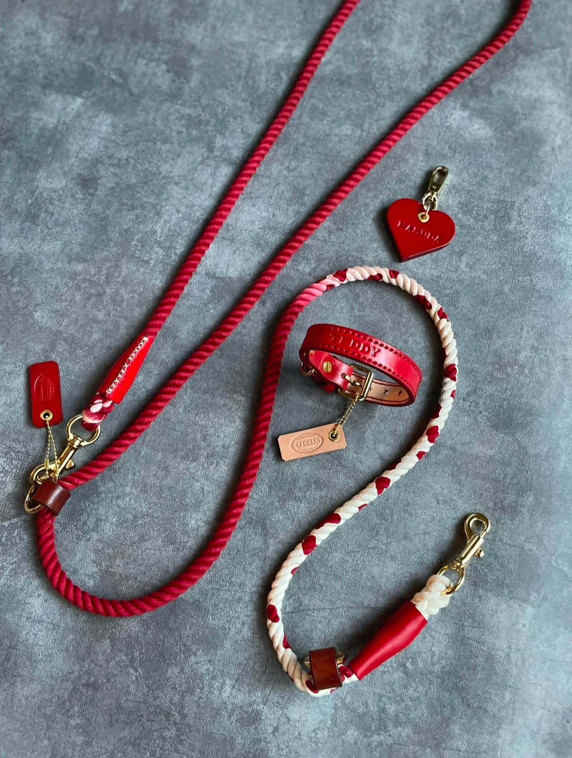 CUSTOM GRADATION 牛柄 2WAY ROPE LEAD
