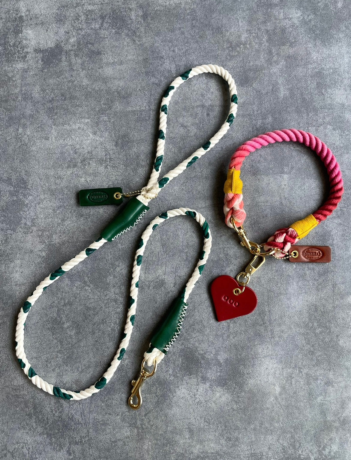 CUSTOM CASUAL Cow pattern ROPE LEAD