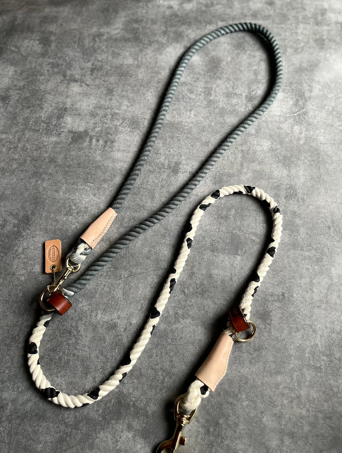 CUSTOM GRADATION 牛柄 2WAY ROPE LEAD