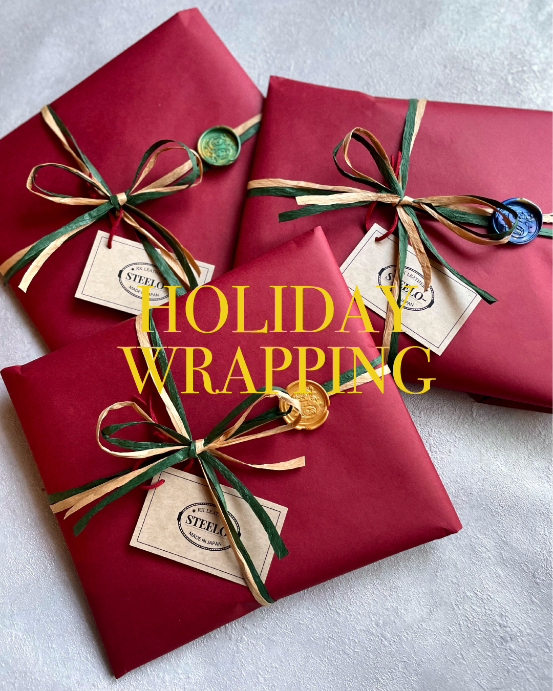 期間限定 HOLIDAY GIFT WRAPPING🎁