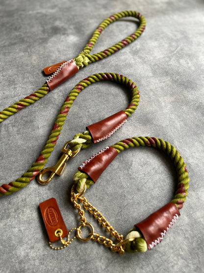 牛柄ROPE COLLAR