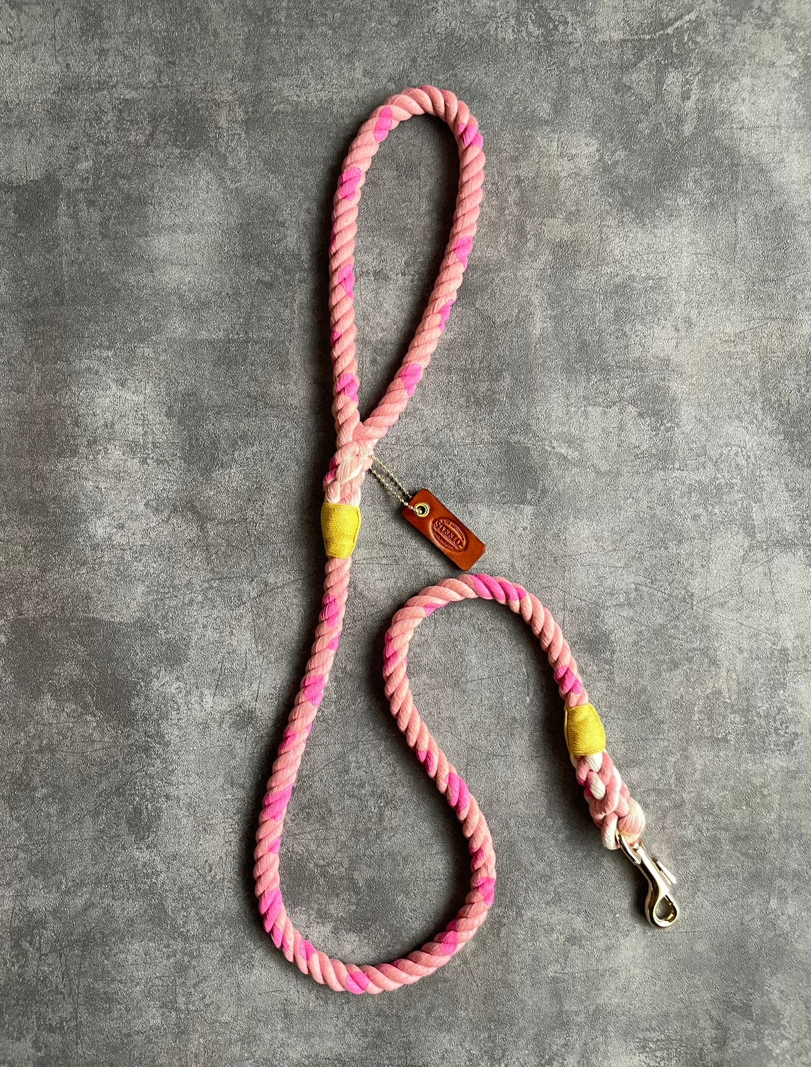 CUSTOM CASUAL Cow pattern ROPE LEAD