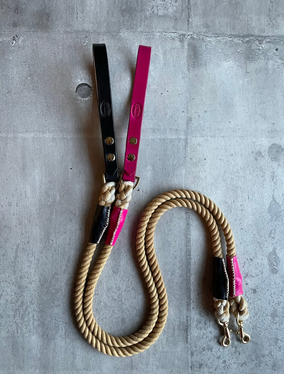 CUSTOM LEATHER ROPE LEAD 