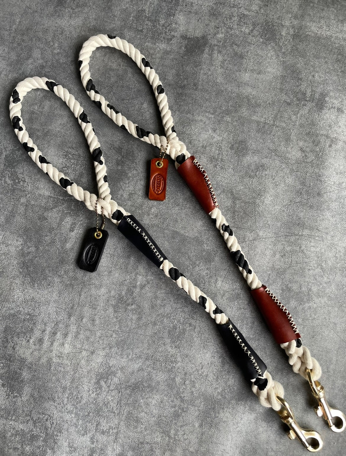 牛柄 SHORT ROPE LEAD/太さ12mm