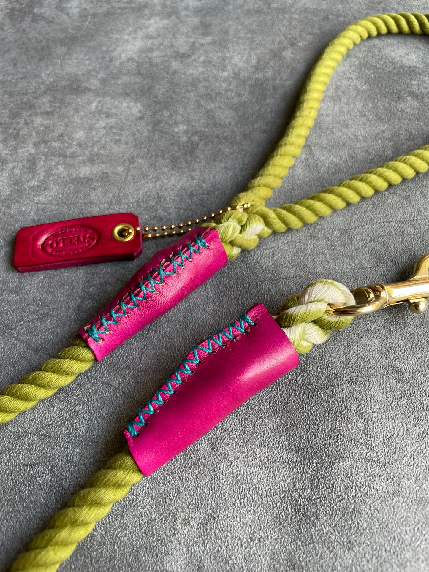 CASUAL ROPE LEAD/PISTACHIO/太さ9mm/15kg迄
