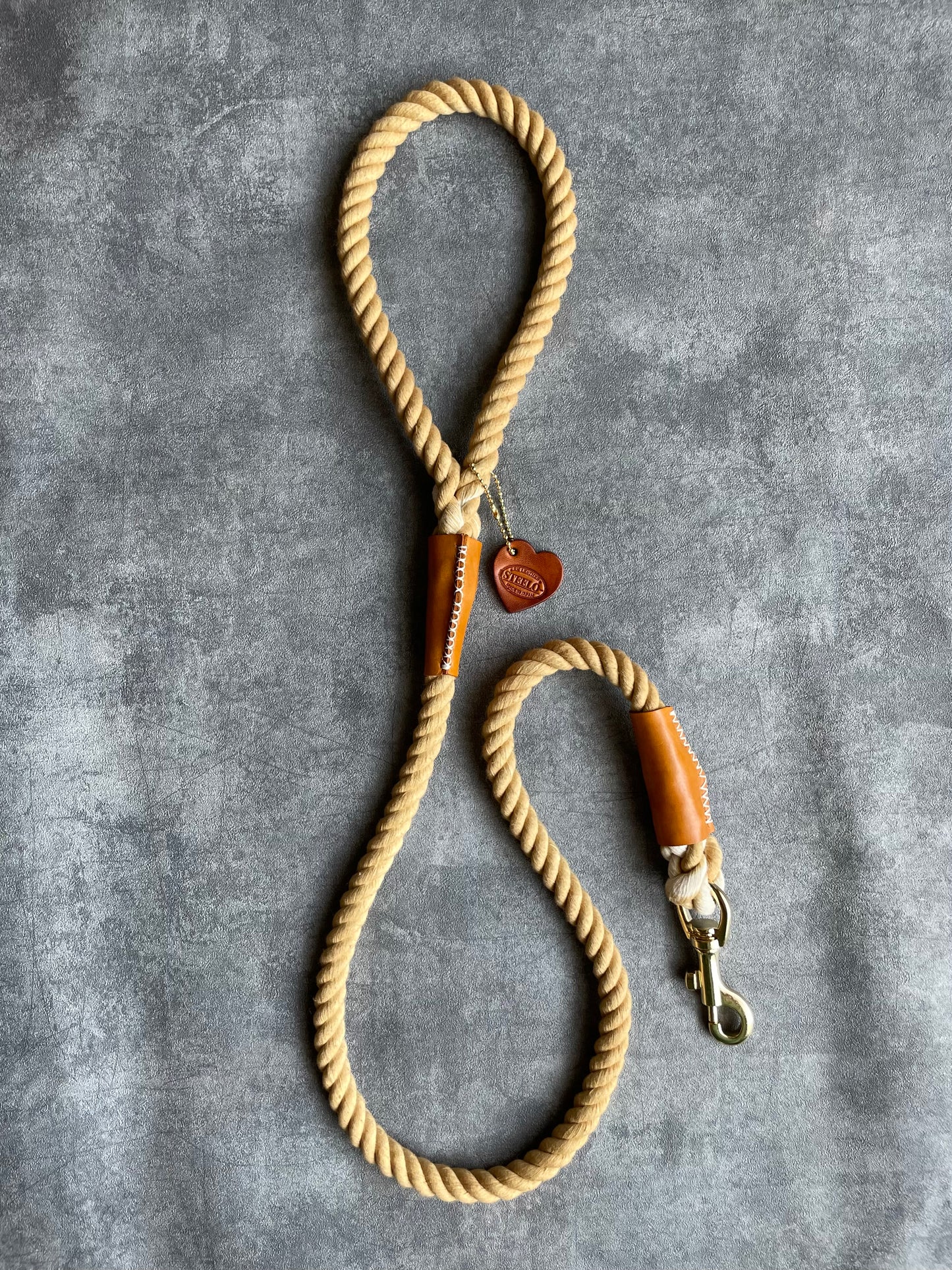 CASUAL ROPE LEAD/ MILK TEA /太さ12mm/70kg迄