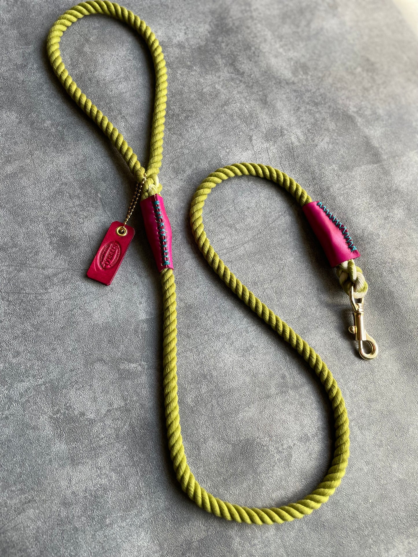 CASUAL ROPE LEAD/PISTACHIO/太さ9mm/15kg迄