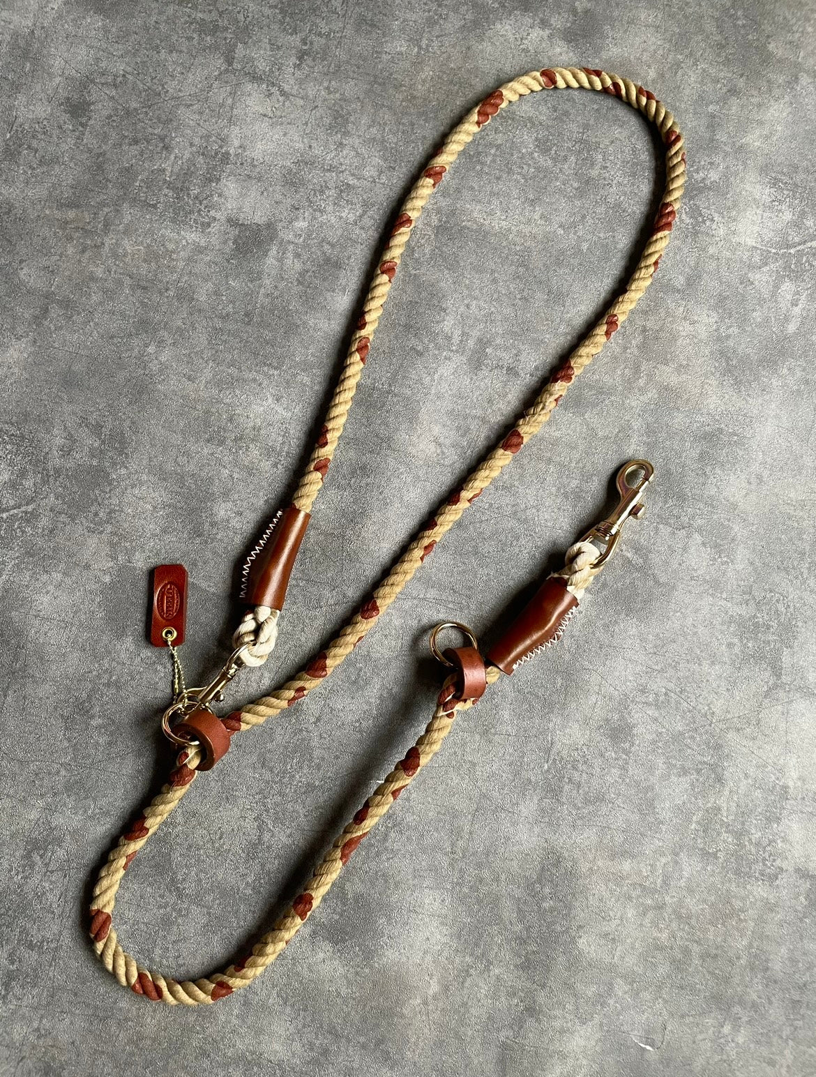 Cow pattern 2WAY ROPE LEAD