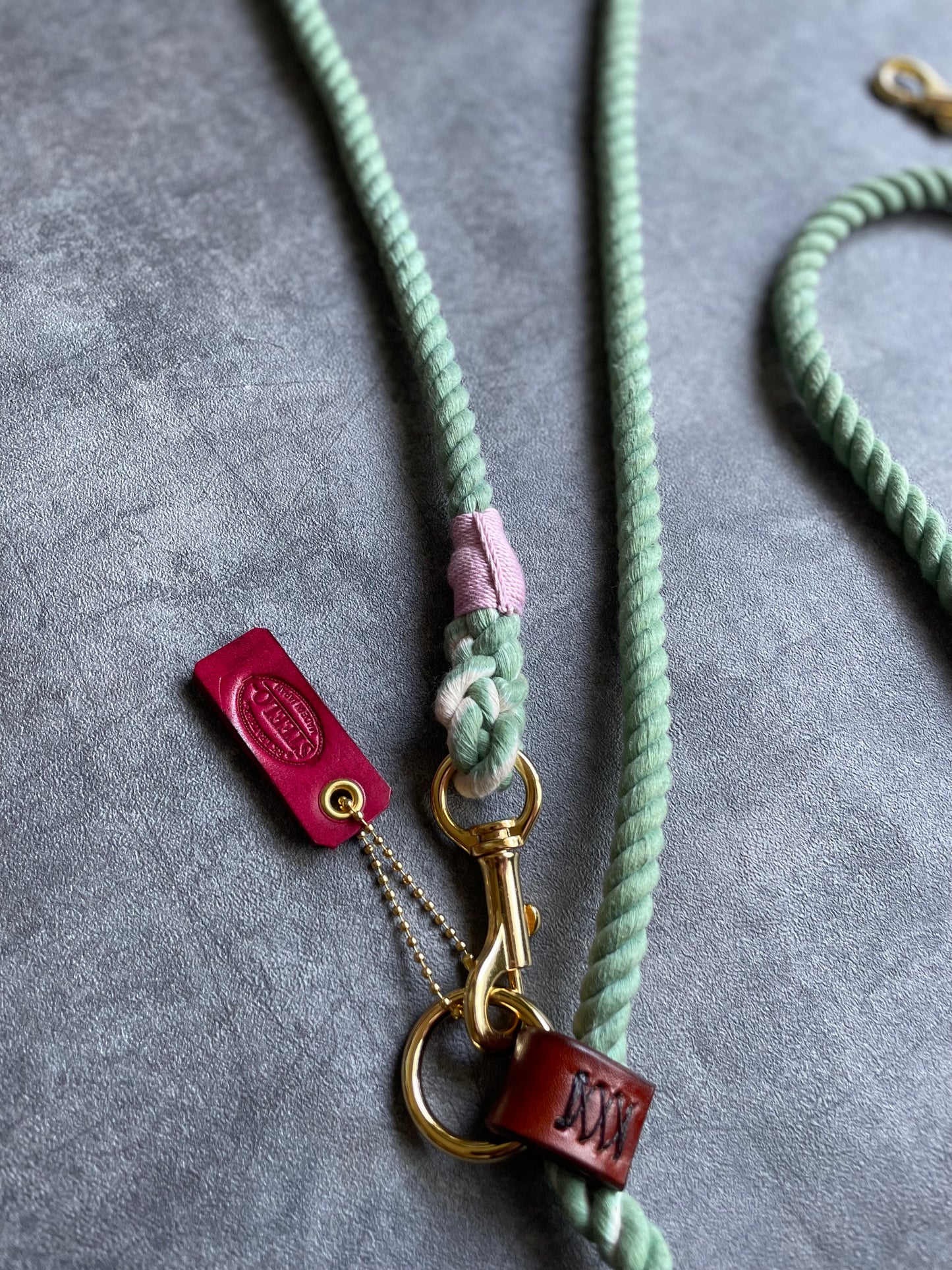 2WAY ROPE LEAD/MINT GREEN/太さ9mm/15kg迄