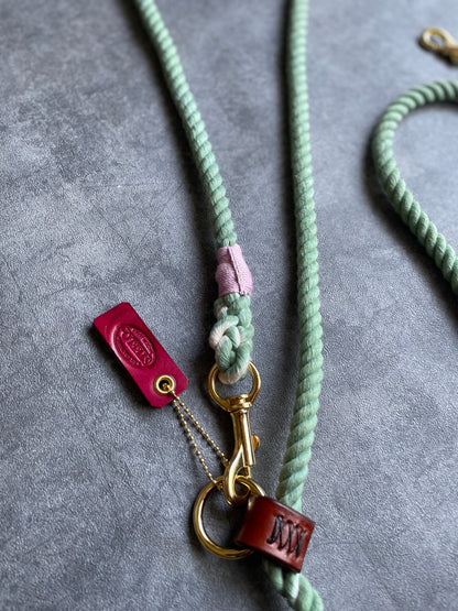 2WAY ROPE LEAD/MINT GREEN/太さ9mm/15kg迄