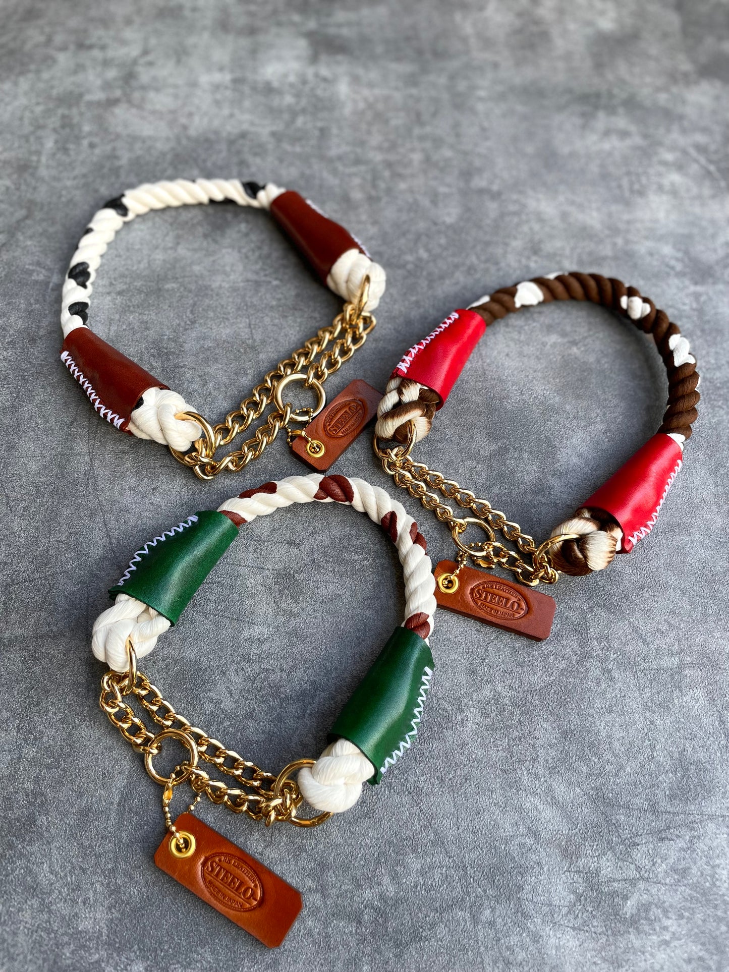 牛柄ROPE COLLAR