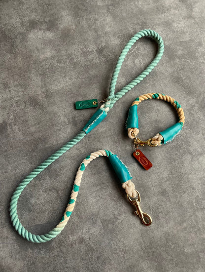 CUSTOM CASUAL Cow pattern ROPE LEAD