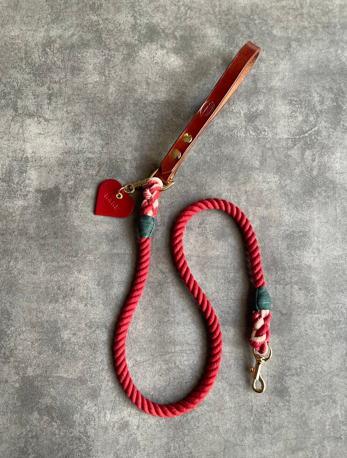 CUSTOM LEATHER ROPE LEAD 