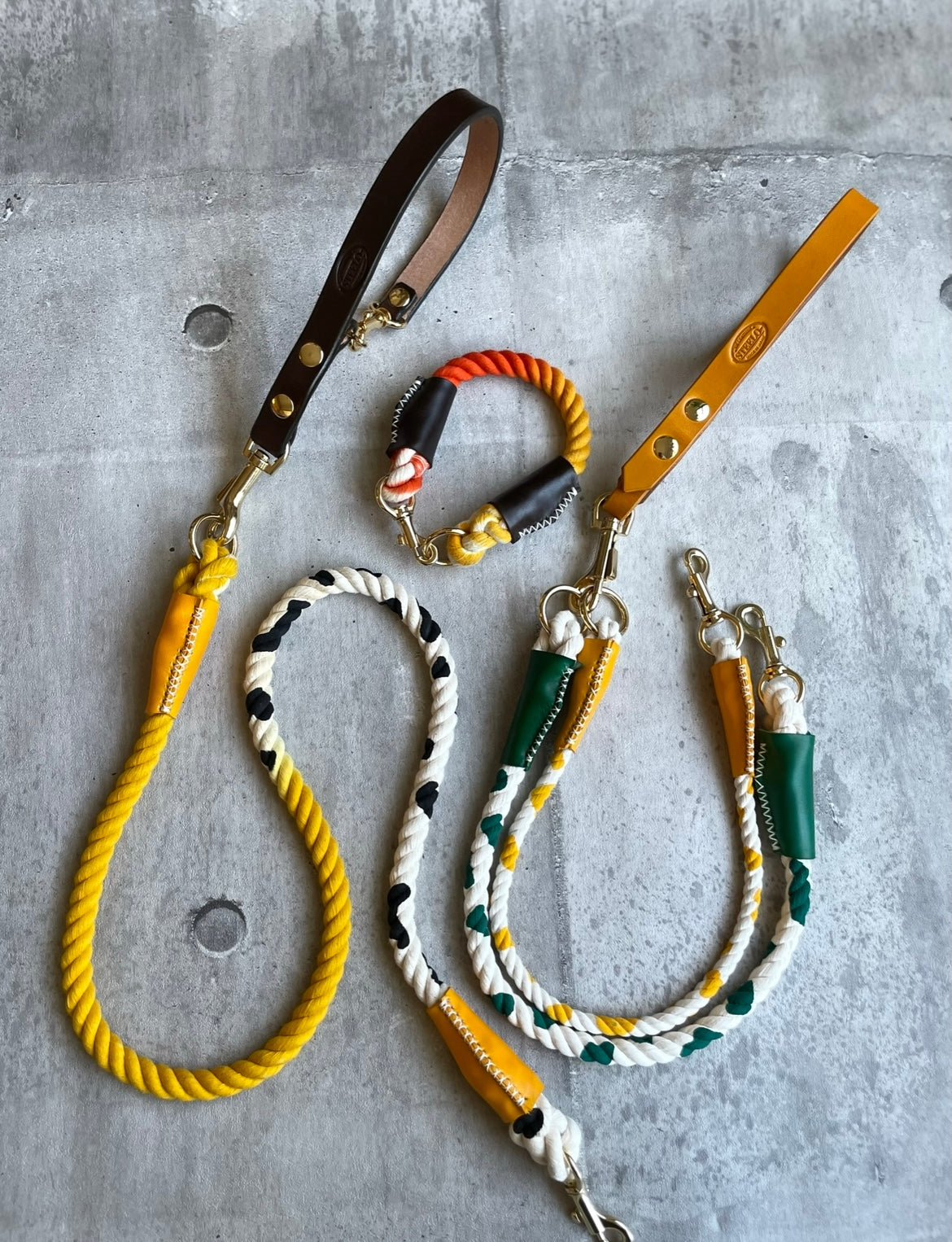 GRADATION Cow pattern ROPE LEAD single item 