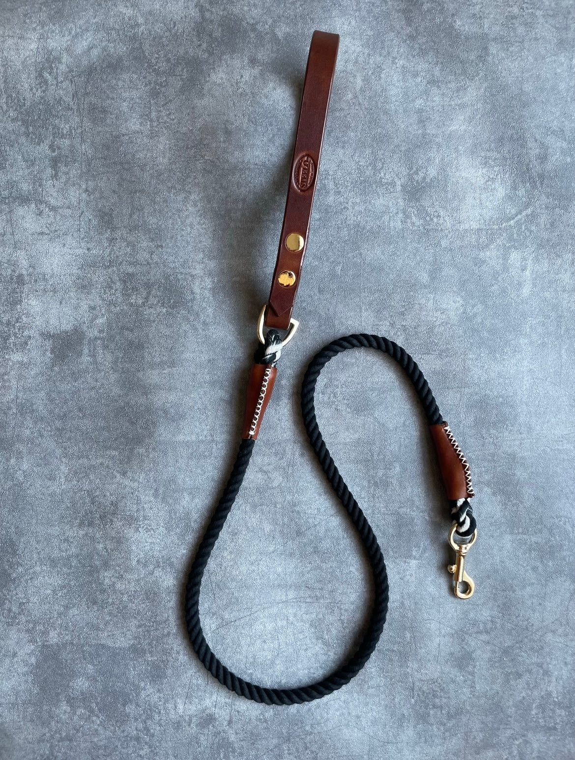 CUSTOM LEATHER ROPE LEAD 