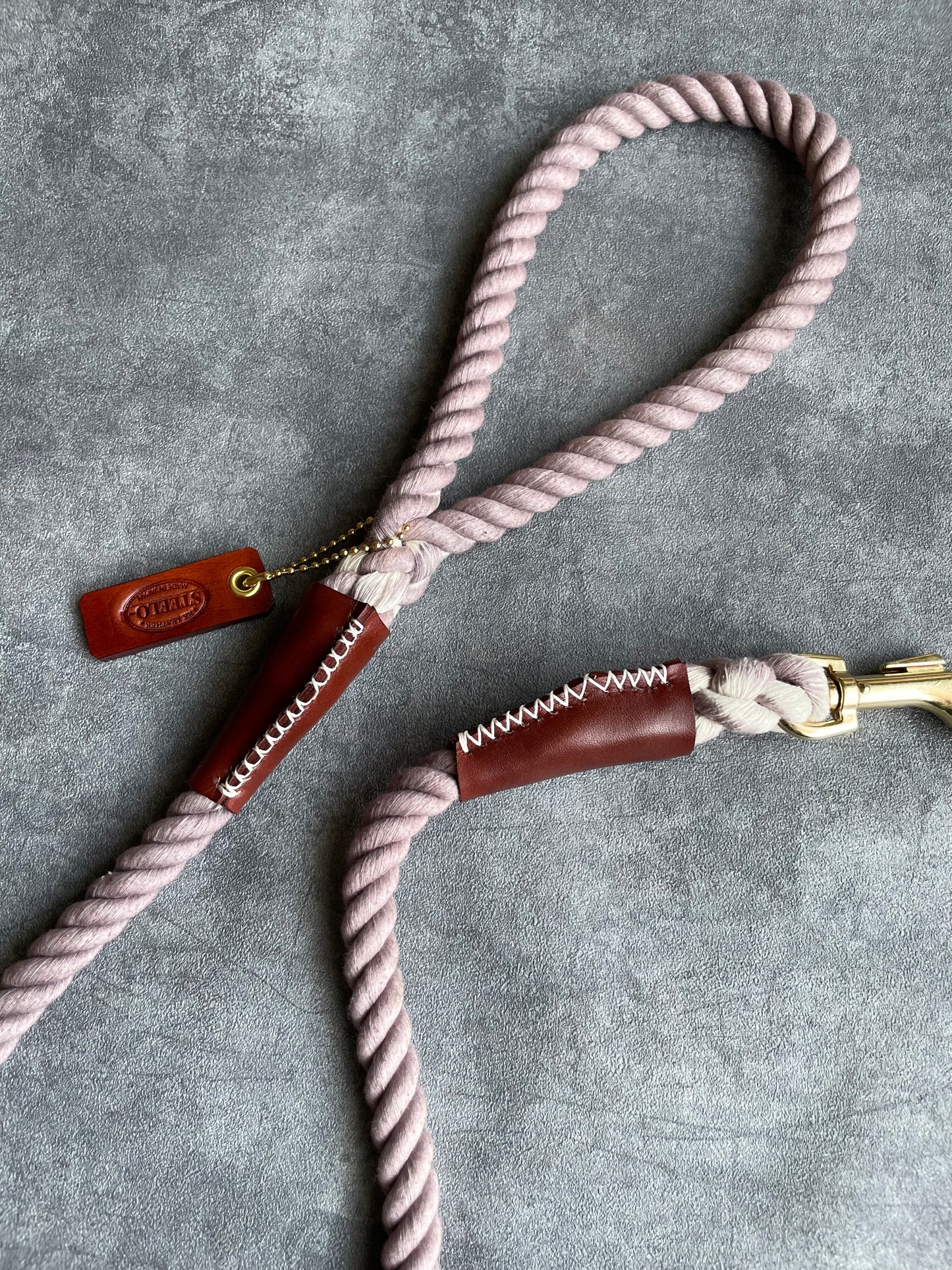 CASUAL ROPE LEAD/ PEARL GRAY /太さ12mm/20kg迄