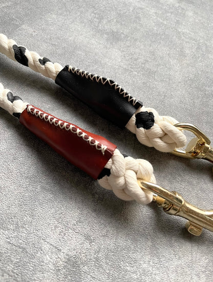 CUSTOM CASUAL Cow pattern ROPE LEAD