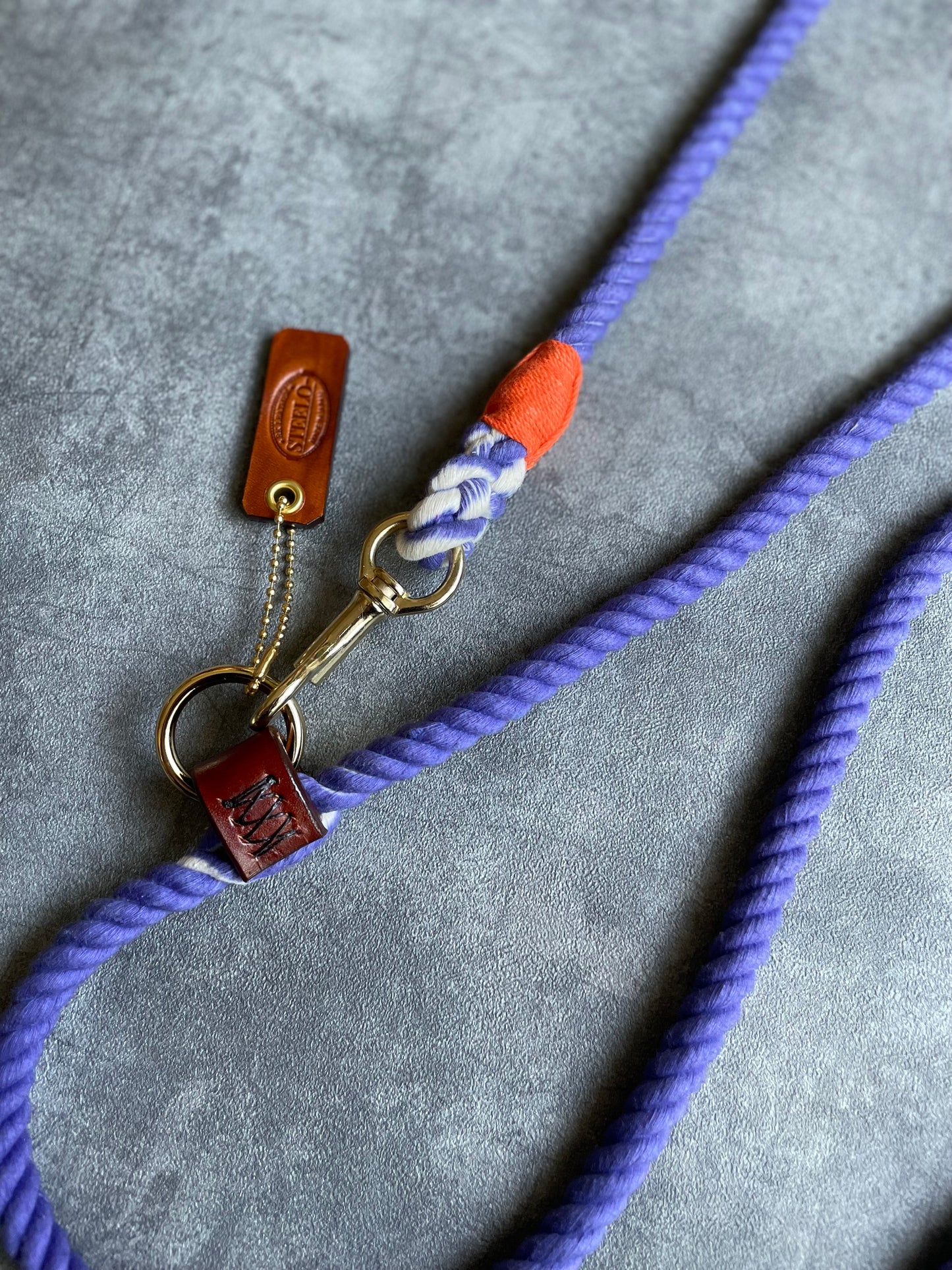 2WAY ROPE LEAD/VIOLET/太さ9mm/15kg迄