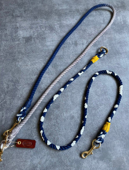 CUSTOM cow pattern ROPE LEAD single item 